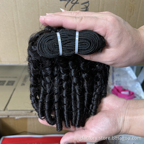 Wholesale doulbe drawn 100 human  bouncy curls, vietnamese bouncy curls, bouncy curl human hair bundles